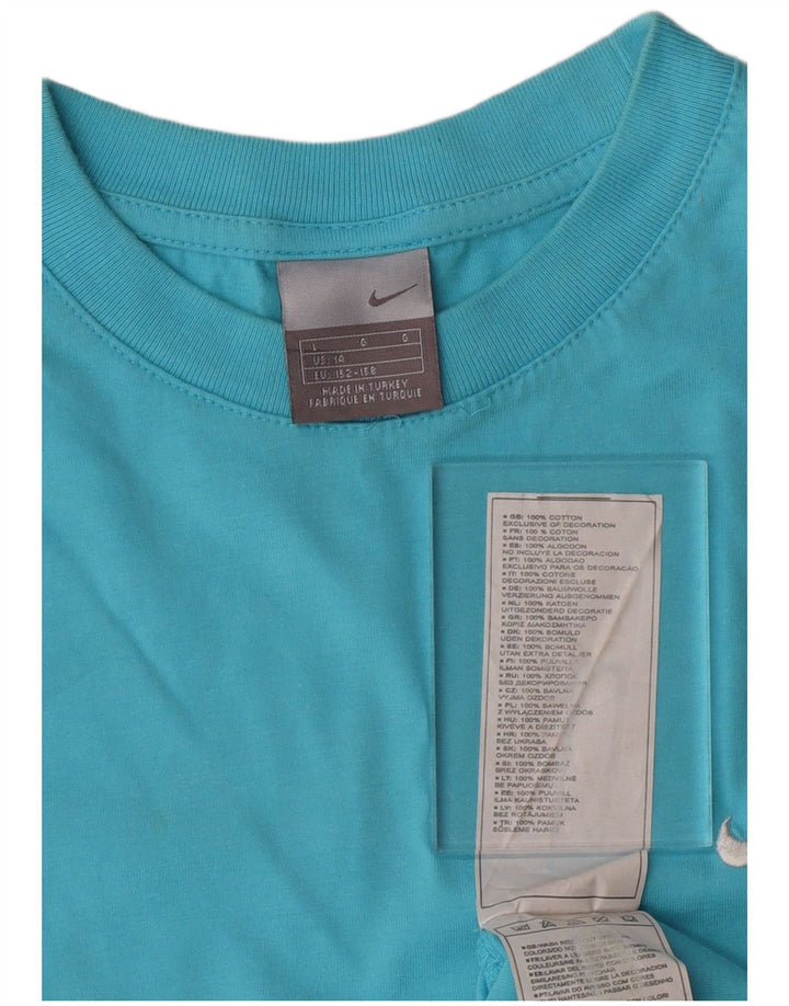 Γιλέκο NIKE Boys Top 13-14 ετών Μεγάλο Μπλε Βαμβακερό