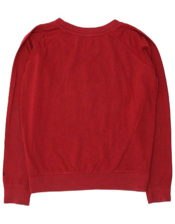 HARD ROCK CAFE Γυναικεία φούτερ Prague Graphic Jumper UK 16 Large Red