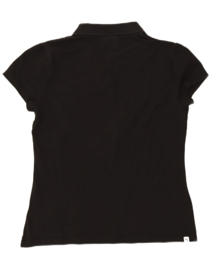 Puma Γυναικείο Πόλο Μπλουζάκι UK 14 Μεσαίο Μαύρο