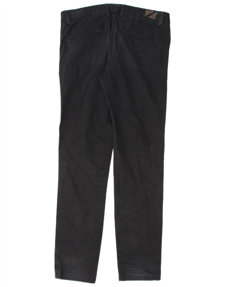 Zara Ανδρικό παντελόνι Chino Slim EU 42 Large W32 L33 Μαύρο