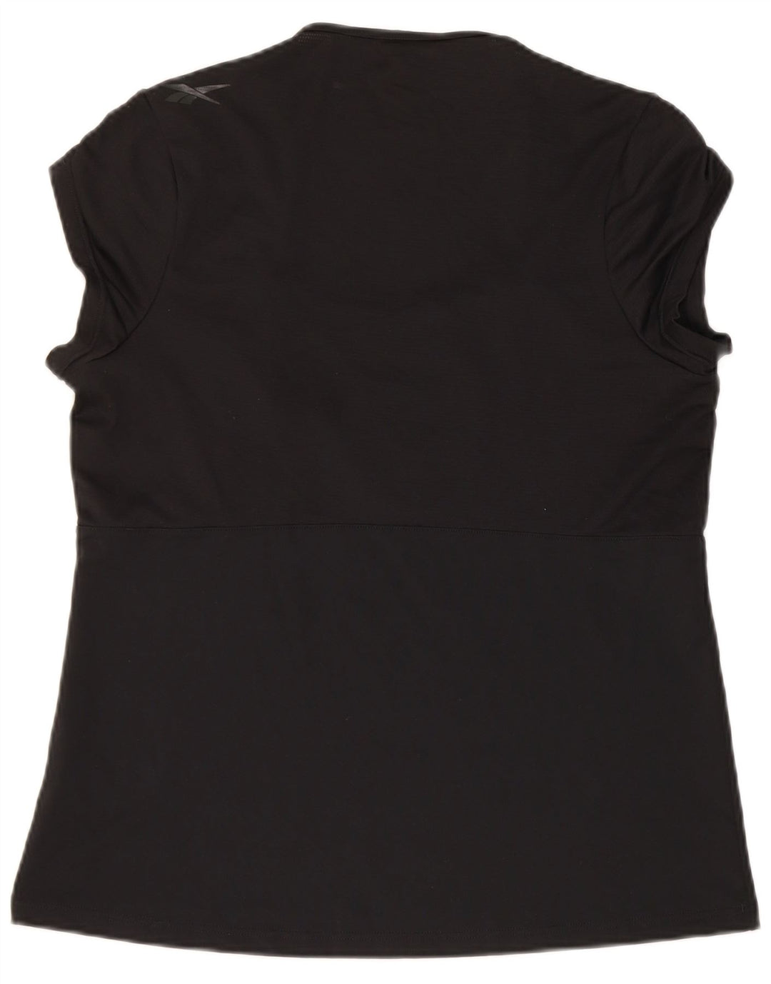 Reebok Γυναικείο T-Shirt Top UK 18 XL Μαύρο Πολυεστέρας