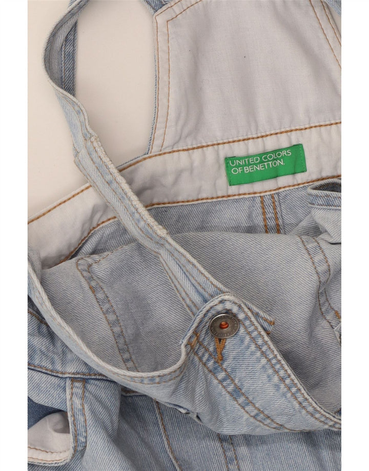 BENETTON Γυναικείο τζιν σορτς Dungarees W26 Small Blue
