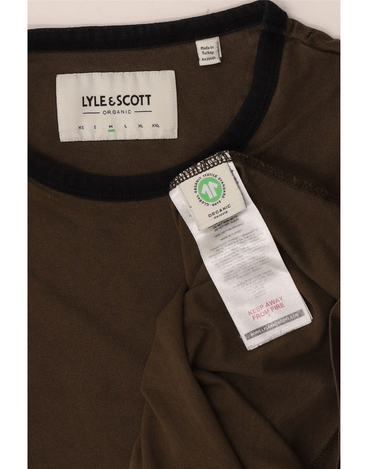 Ανδρικό T-Shirt Lyle & Scott Top Medium Khaki Cotton