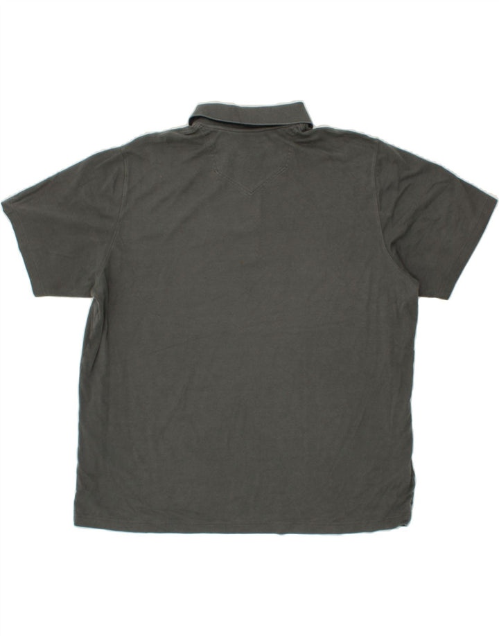 EDDIE BAUER Mens Polo Shirt XL Grey Cotton Vintage Eddie Bauer and Second-Hand Eddie Bauer from Messina Hembry 