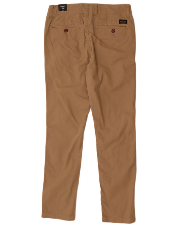 Ανδρικό Slim Chino Παντελόνι Superdry W28 L32 Μπεζ βαμβακερό
