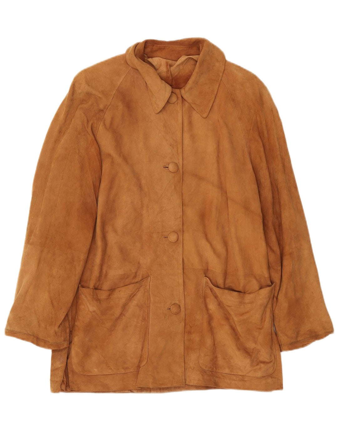 Γυναικείο Suede Jacket VINTAGE IT 42 Medium Beige Leather