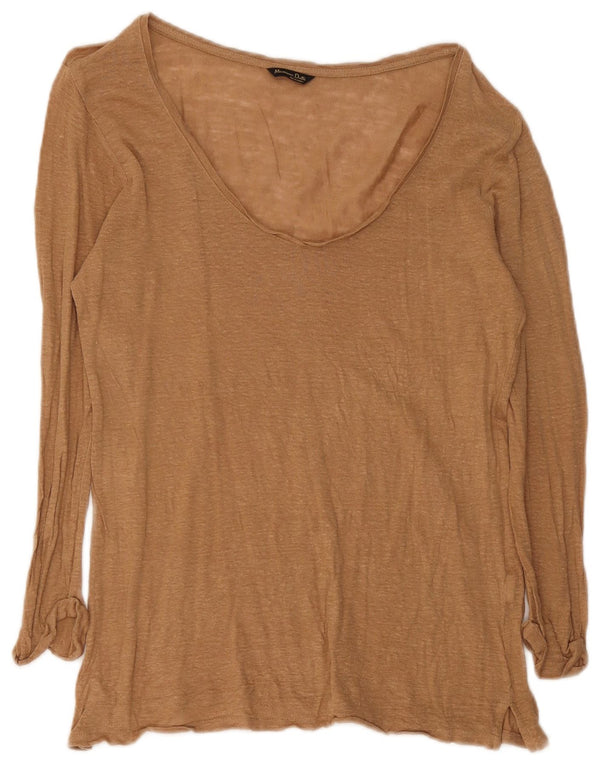Massimo Dutti γυναικείο μακρυμάνικο UK 14 Μεγάλο καφέ φλύκταινα