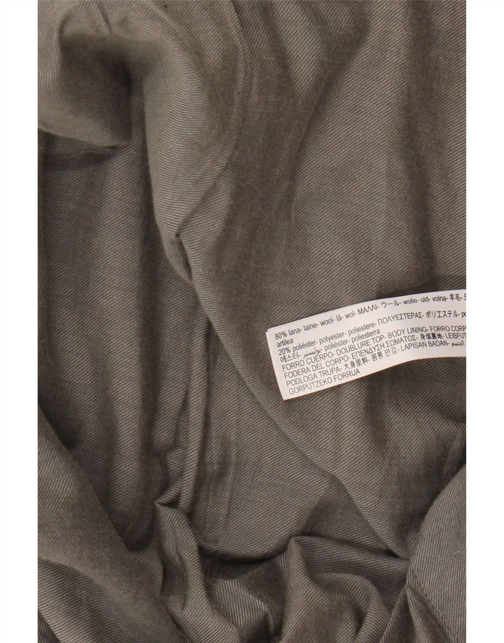 Massimo Dutti Ανδρικό μπουφάν σακάκι με 2 κουμπιά EU 52 μεγάλο καφέ μαλλί