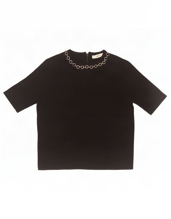 Zara Γυναικεία Μπλούζα Τοπ UK 10 Small Black