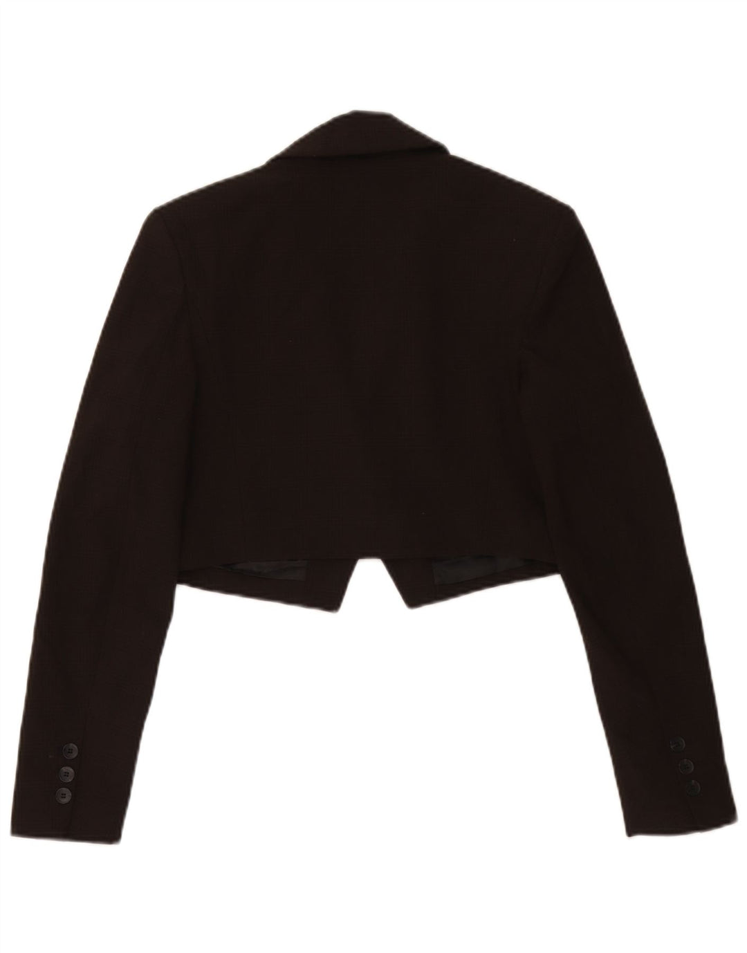Zara Γυναικείο σακάκι σακάκι με 1 κουμπί UK 6 XS καφέ Houndstooth
