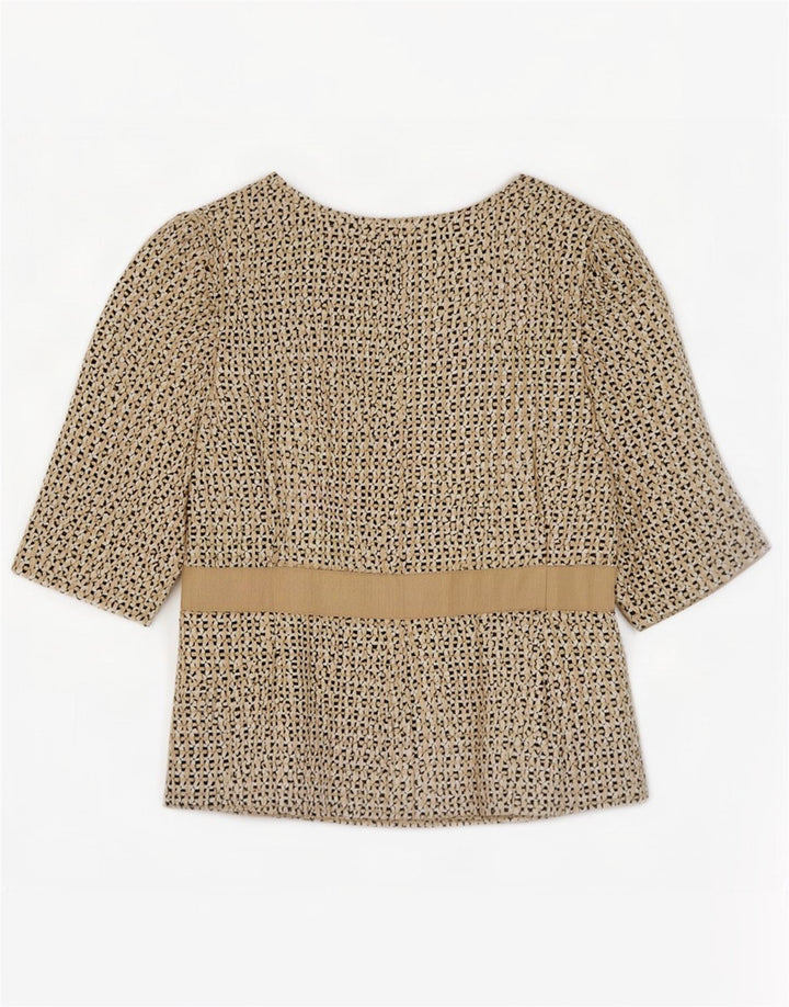 Armani Collezioni Γυναικείο κοντομάνικο σακάκι IT 42 Medium Beige