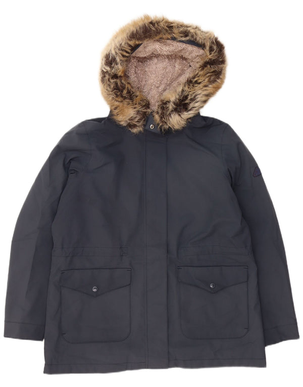 Barbour Γυναικείο μπουφάν Parka με κουκούλα UK 16 Large Navy Blue