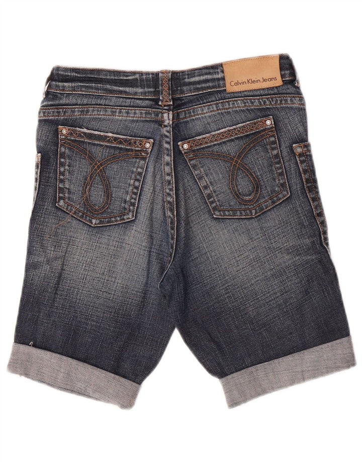 Γυναικείο τζιν σορτς Calvin Klein W26 Small Navy Blue