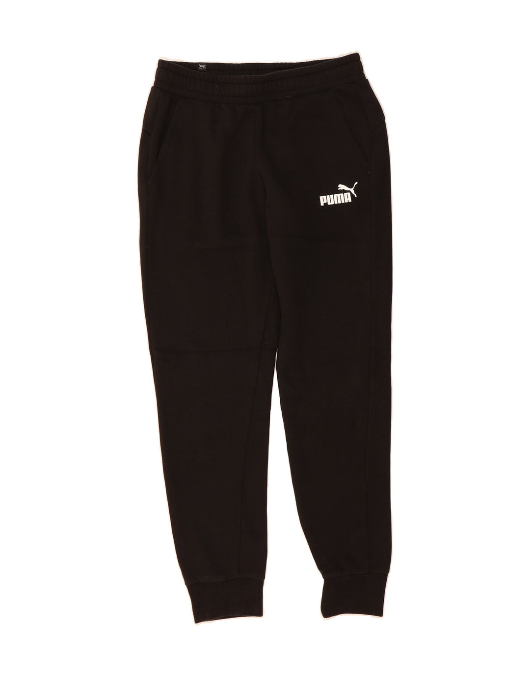 PUMA Mens Tracksuit Trousers Joggers Medium  Black Cotton Vintage Puma and Second-Hand Puma from Messina Hembry 
