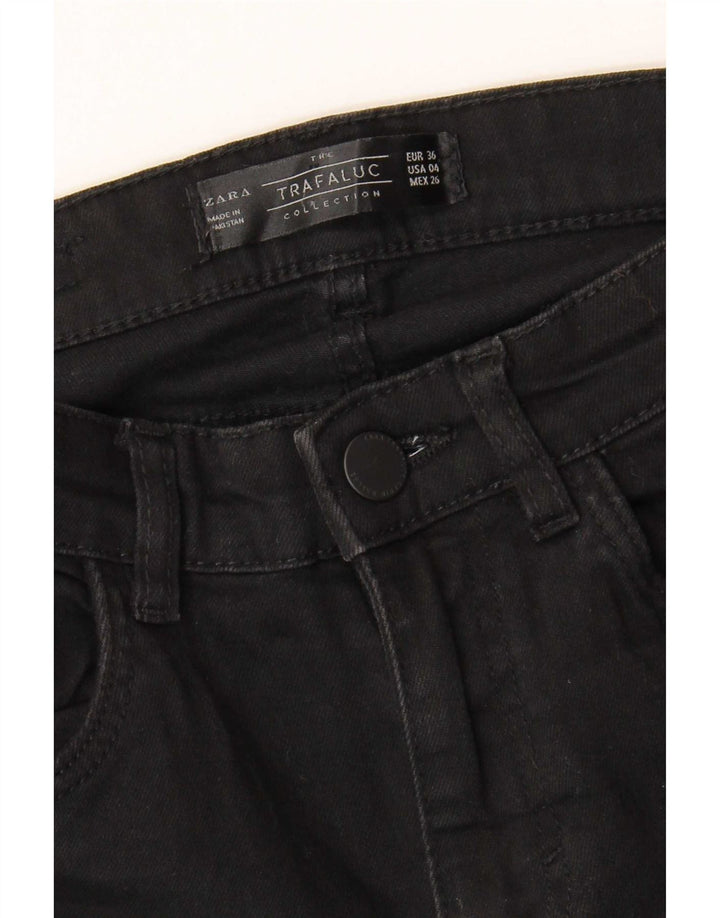 Zara Γυναικείο Τζιν μποτάκι EU 36 XS W26 L34 Μαύρο