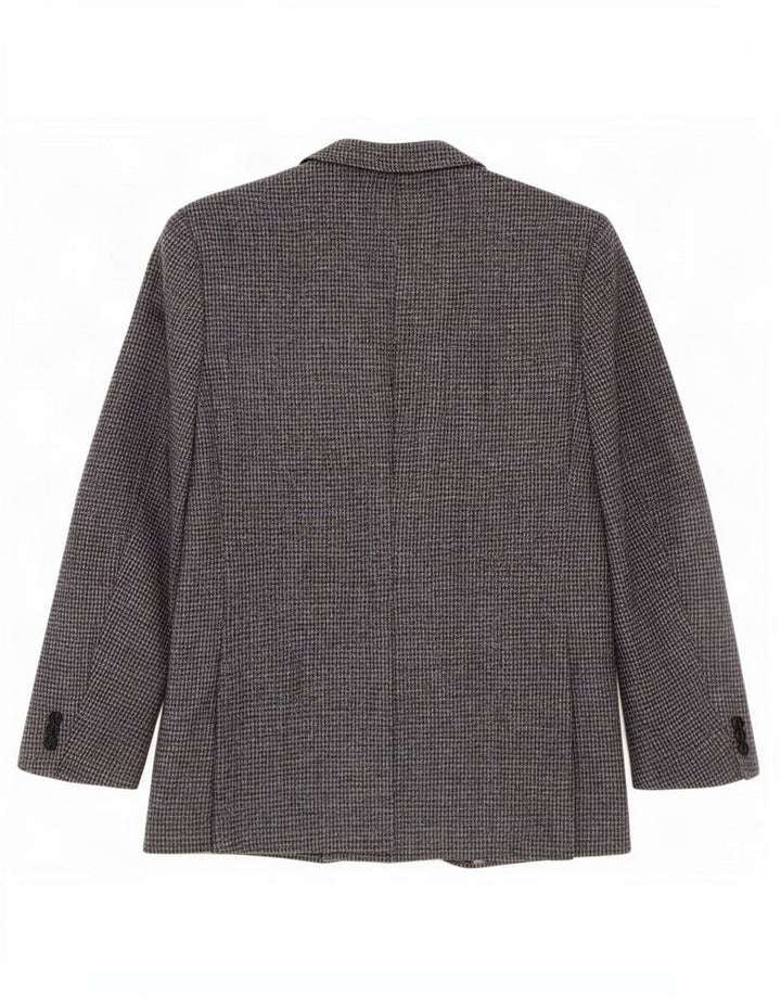 Ανδρικό τζάκετ Harris Tweed κανονική εφαρμογή, μέγεθος 44 μεγάλο μπλε κυνηγόσκυλο