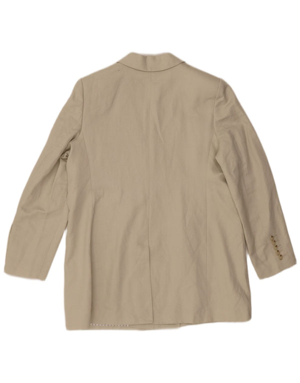 Marks & Spencer Γυναικείο σακάκι με διπλό στήθος UK 16 Large Beige