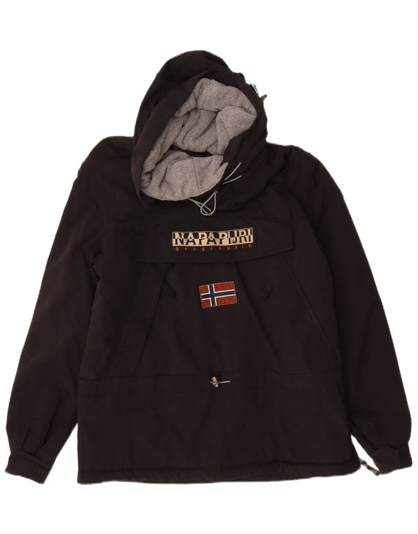 Napapijri Ανδρικό Γεωγραφικό Γραφικό Μπουφάν Anorak UK 40 Large Black