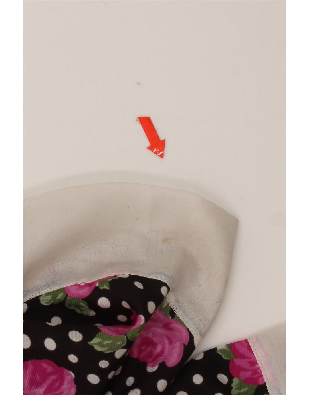 Vintage Γυναικείο Bodycon Φόρεμα IT 46 Large Μαύρο Floral Πολυεστέρας