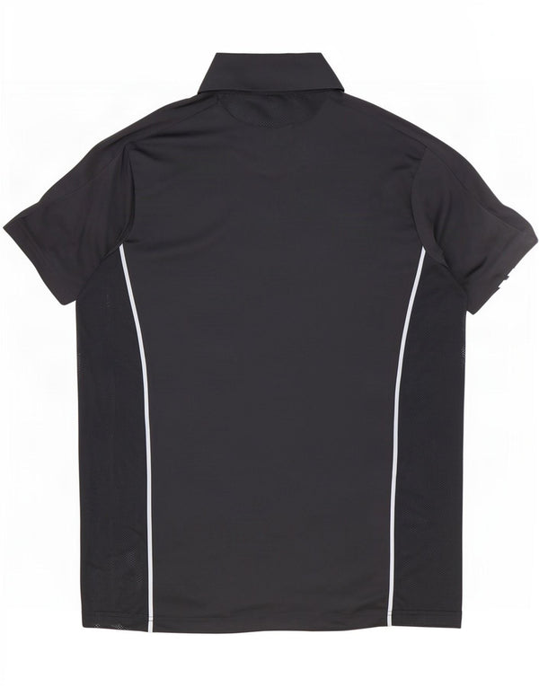 Adidas Mens Clima 365 Polo πουκάμισο μεγάλο μαύρο πολυεστέρα