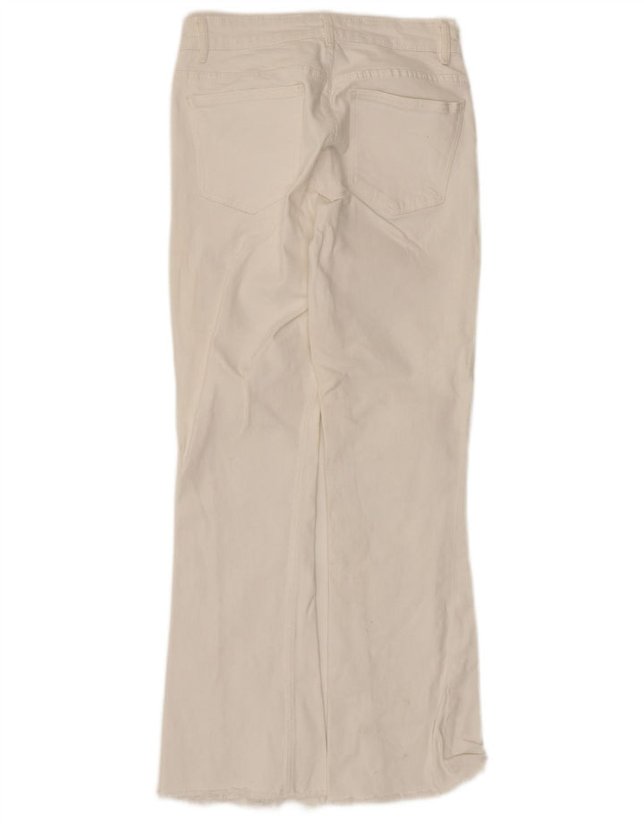 Zara Γυναικείο τζιν EU 38 Small W28 L26 Λευκό βαμβακερό