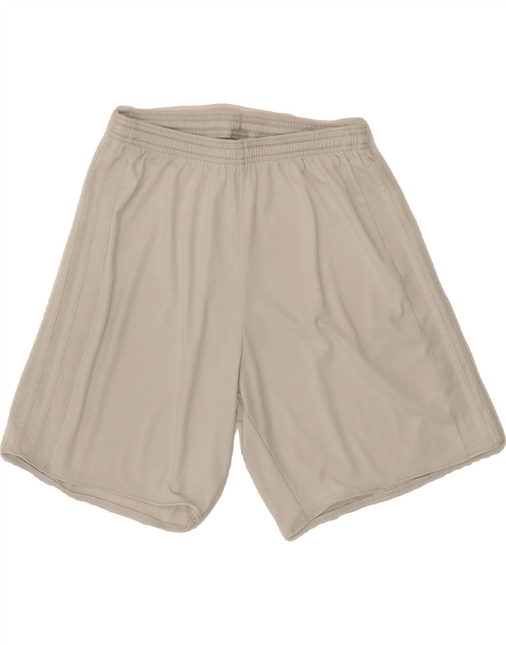 ADIDAS Boys Climacool Sport Shorts 9-10 Years Medium Off White Polyester Vintage Adidas and Second-Hand Adidas from Messina Hembry 