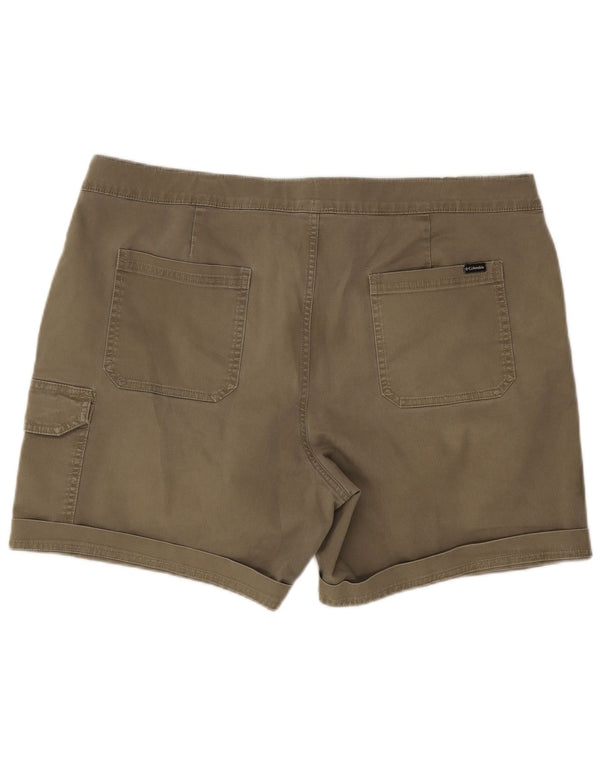 Ανδρικό σορτς Columbia Active Cargo W38 XL Χακί βαμβακερό
