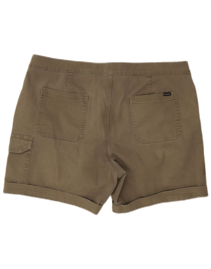 Ανδρικό σορτς Columbia Active Cargo W38 XL Χακί βαμβακερό