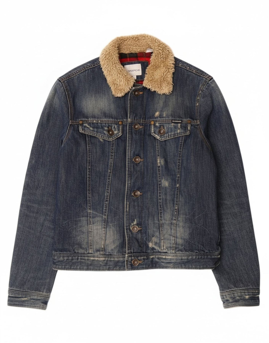 ENERGIE Boys Denim Jacket 15-16 Years XL Blue Cotton