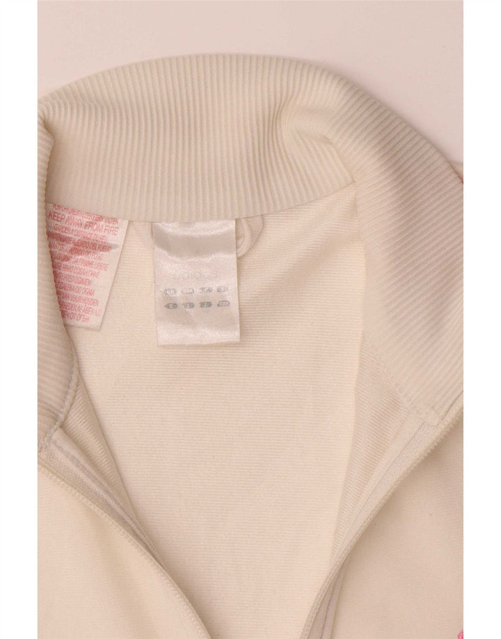Κορίτσια αθλητική φόρμα Adidas Top Jacket 13-14 ετών Λευκός Πολυεστέρας