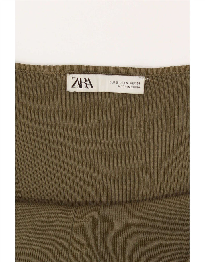 Zara Γυναικείο μακρυμάνικο τοπ UK 8 Small Green