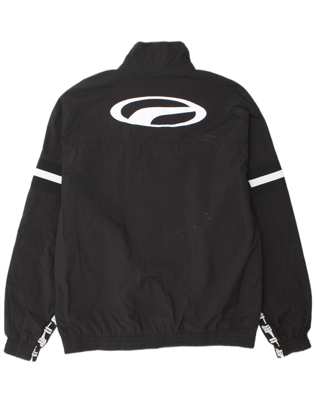 PUMA Ανδρικό γραφικό μπουφάν βροχής UK 40 Large Black Polyamide