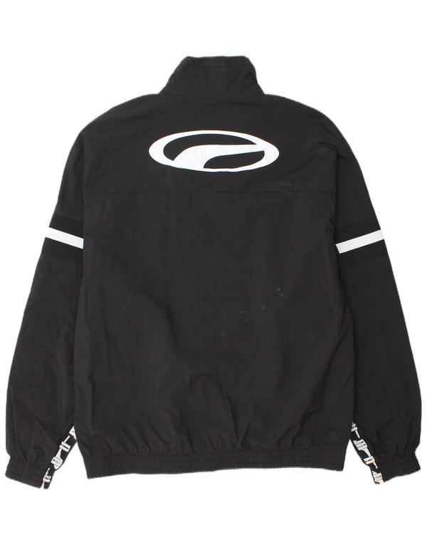 PUMA Ανδρικό γραφικό μπουφάν βροχής UK 40 Large Black Polyamide