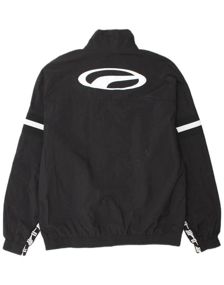 PUMA Ανδρικό γραφικό μπουφάν βροχής UK 40 Large Black Polyamide