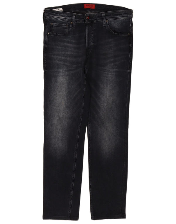 Jack & Jones Ανδρικό GLENN Slim Jeans W33 L32 Navy Blue Cotton