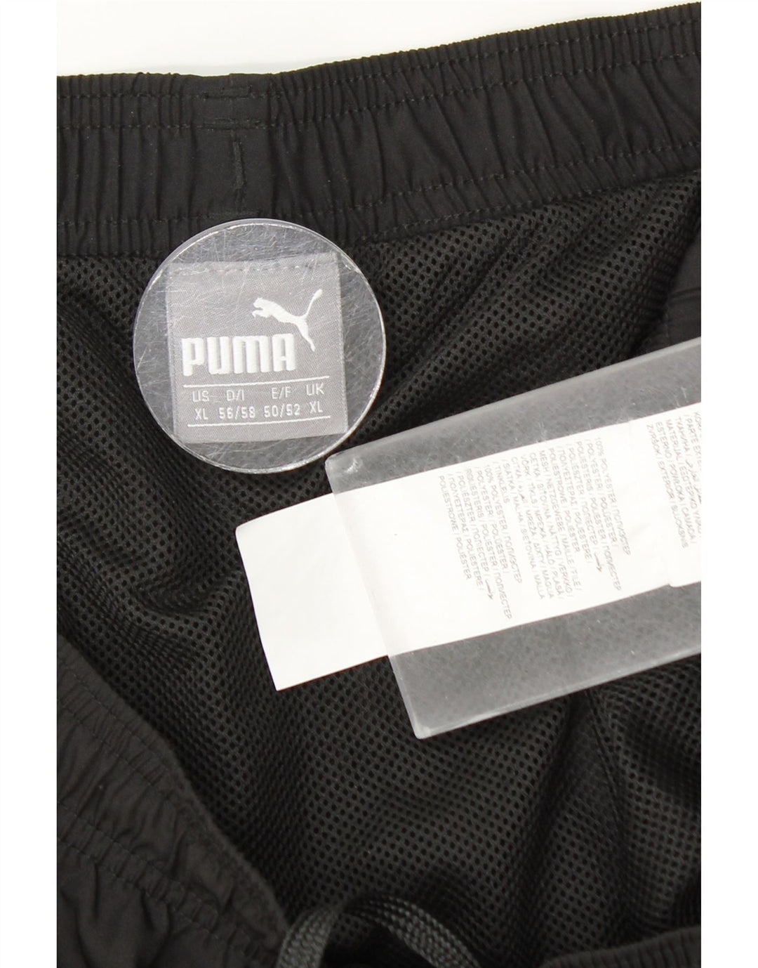 Ανδρικό γραφικό αθλητικό σορτς Puma XL μαύρο πολυεστέρα