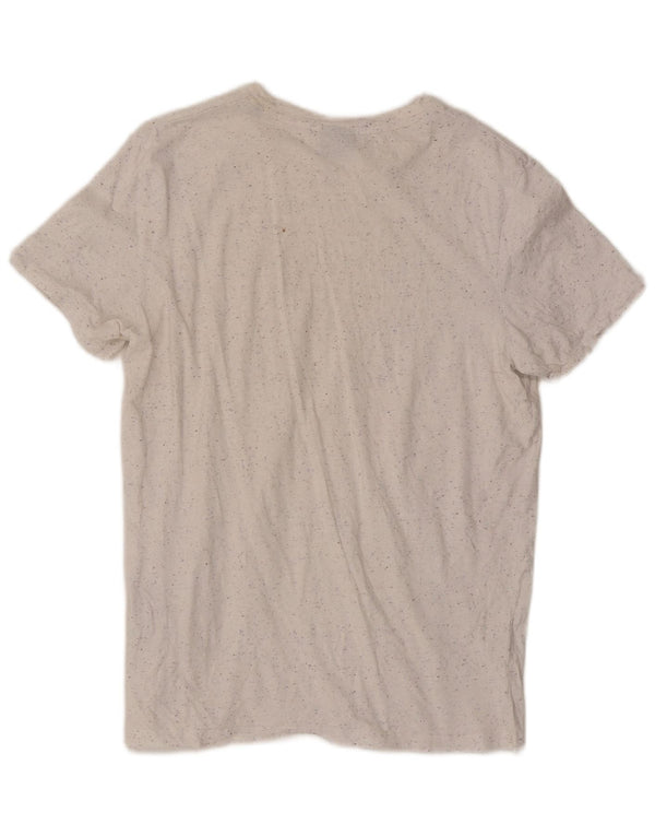 Jack & Jones Ανδρικό T-Shirt Μπλουζάκι από μεσαίο λευκό βαμβάκι