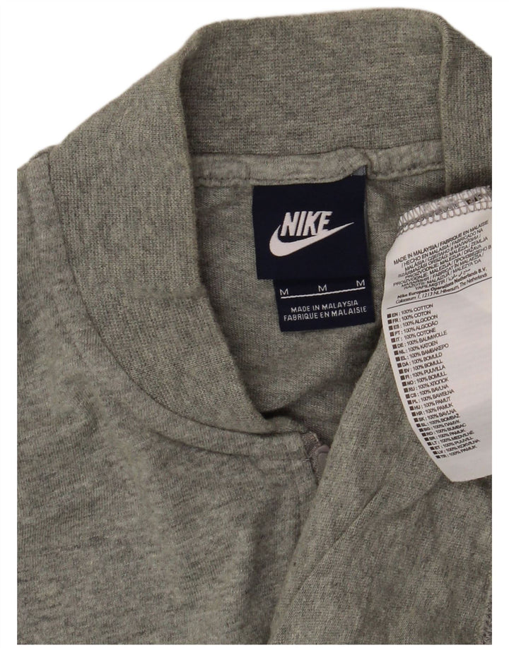 Ανδρική φόρμα NIKE Μπουφάν μεσαίου γκρι βαμβακερό