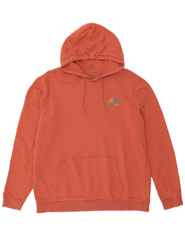 Wrangler Ανδρικό Hoodie Jumper 2XL Red Cotton