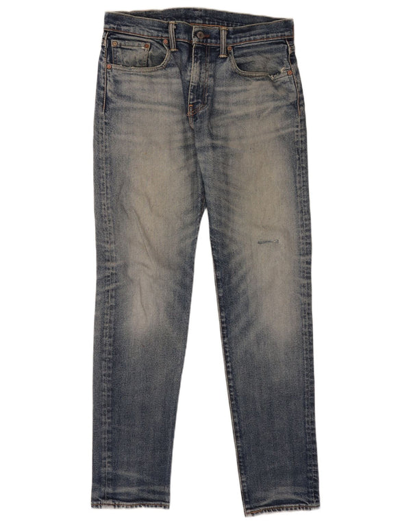 Levi's Mens 502 Tapered Jeans W31 L34 Blue Cotton