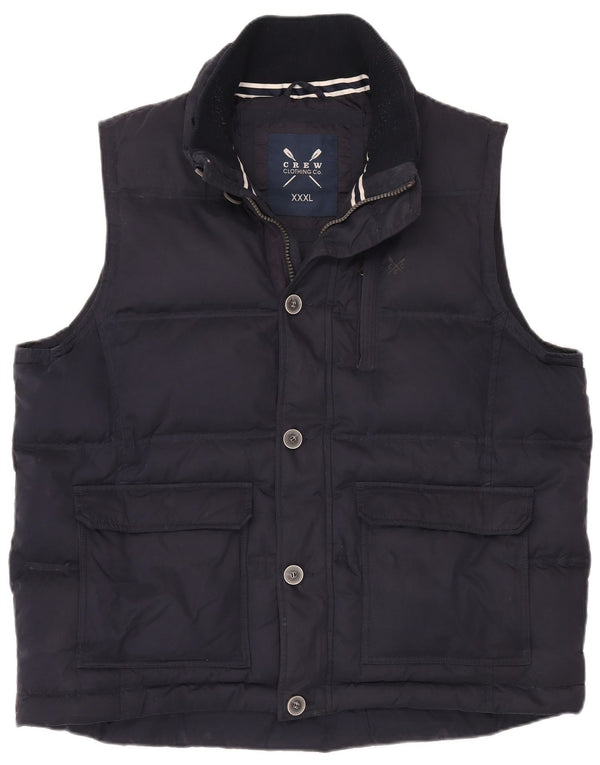 Ανδρικά ρούχα πληρώματος Gilet UK 46 3XL Navy Blue Polyester