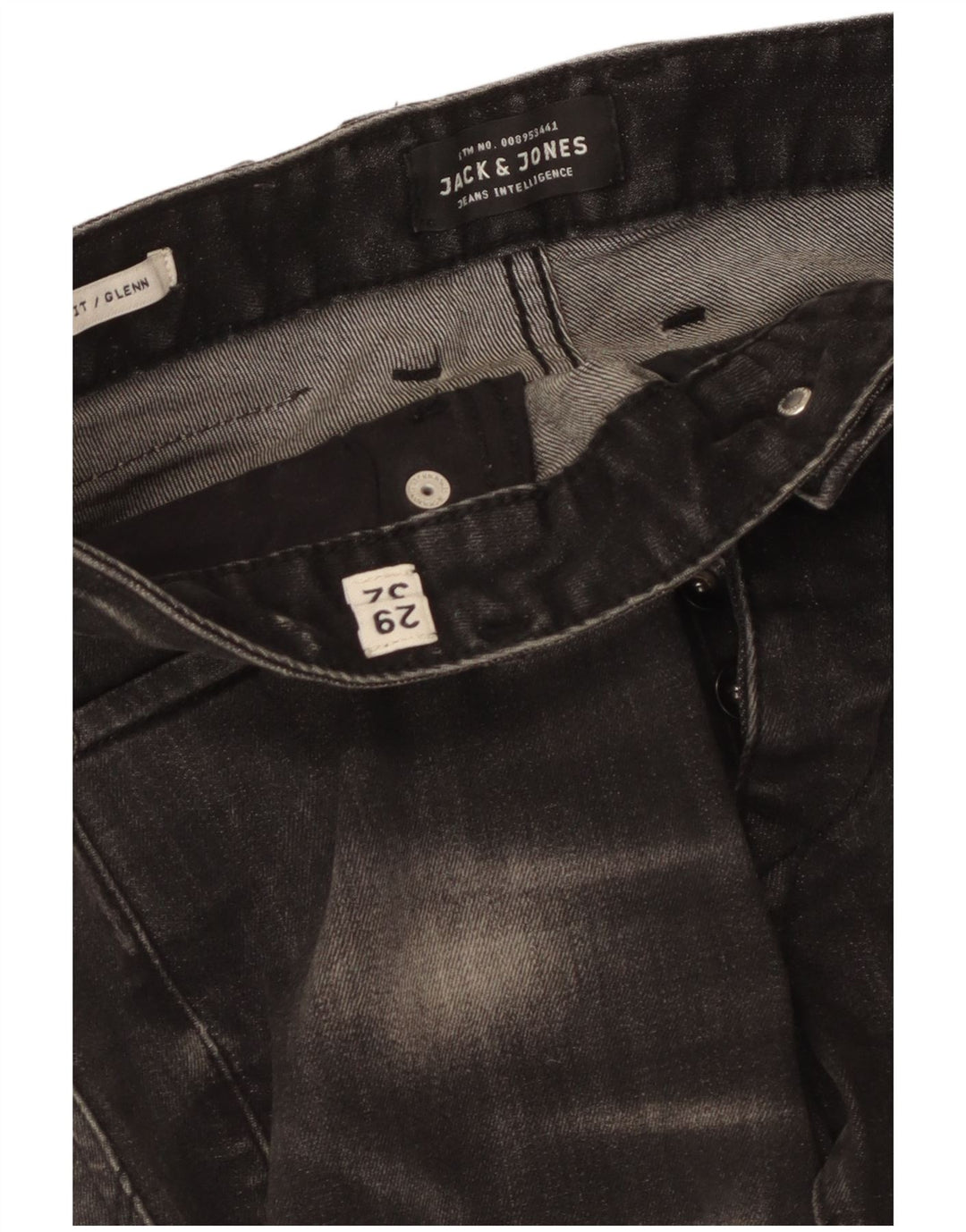 Jack & Jones Ανδρικό Τζιν GLENN Slim W29 L32 Μαύρο