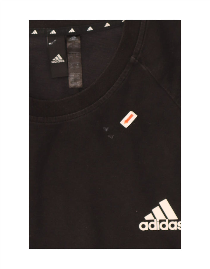 Ανδρικό T-Shirt Adidas Top 2XL Μαύρο βαμβακερό