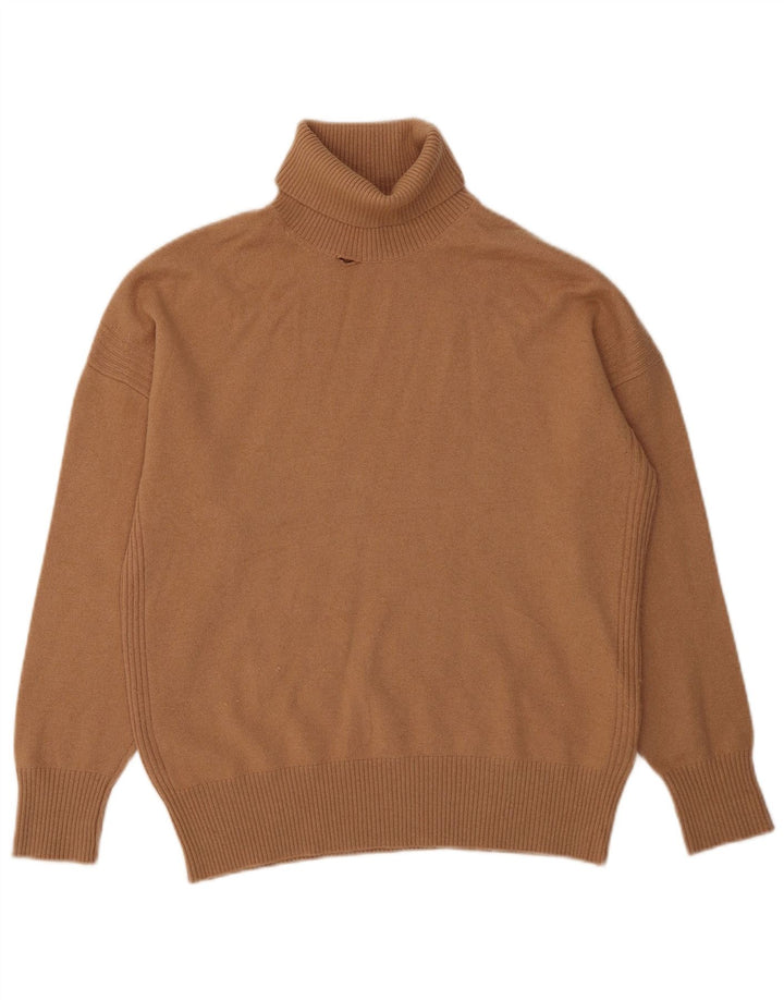 Γυναικείο πουλόβερ Reiss Roll Neck Jumper UK 14 Medium Brown Wool