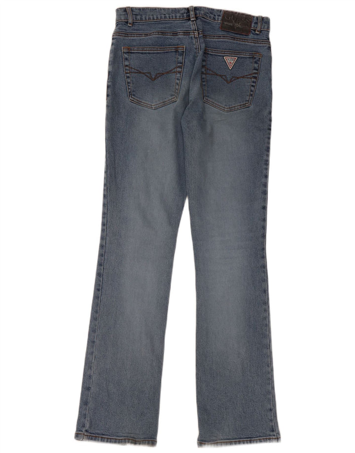 GUESS Γυναικείο Bootcut Jeans W28 L32 Μπλε βαμβακερό