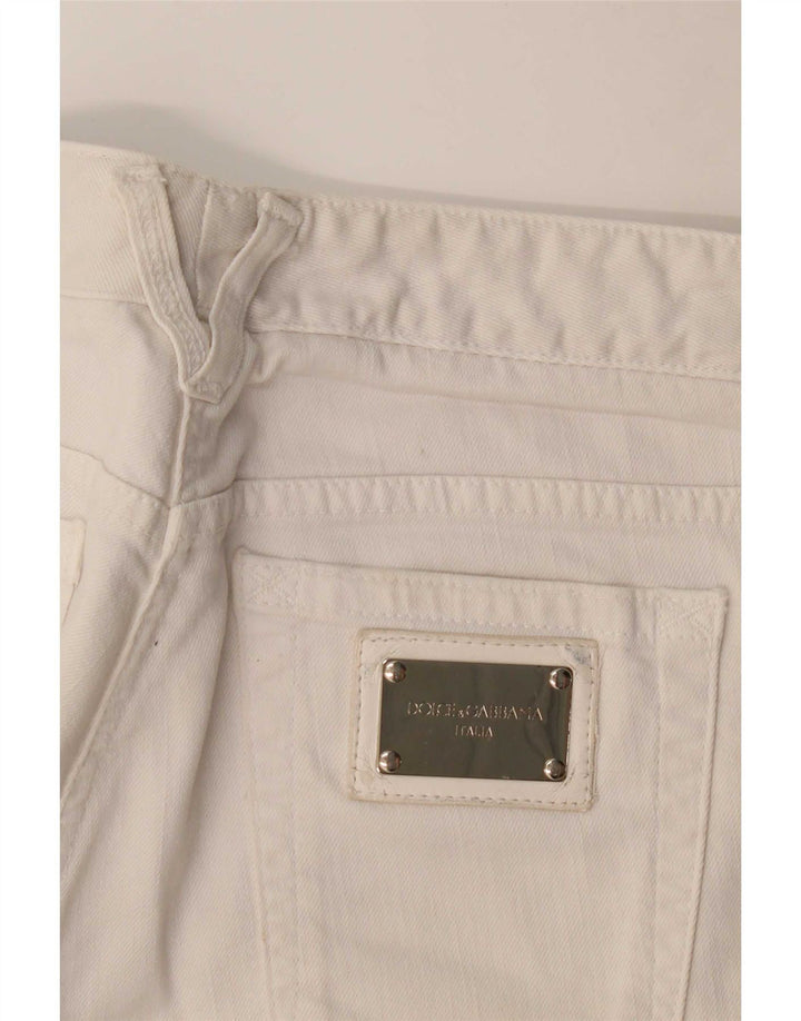 Γυναικείο ίσιο τζιν Dolce & Gabbana W32 L30 Λευκό