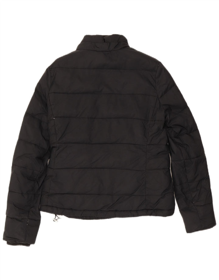 Jack Wills Γυναικείο Μπουφάν Sherpa UK 12 Medium Black Nylon