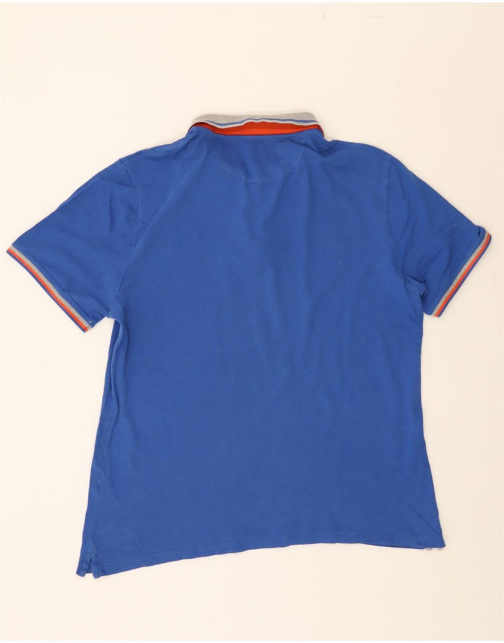 CHAMPION Mens Polo Shirt 2XL Blue Cotton Vintage Champion and Second-Hand Champion from Messina Hembry 