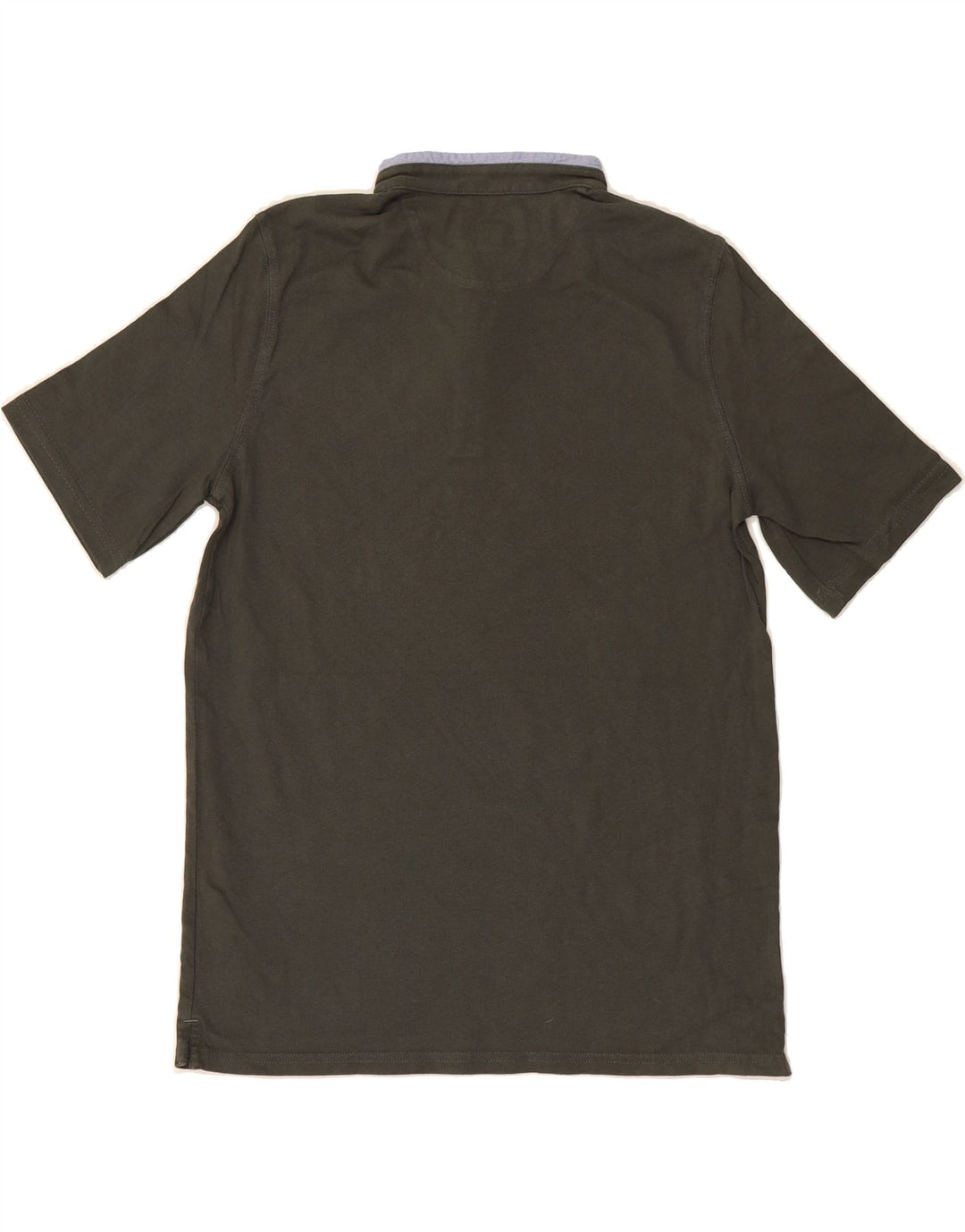 MASSIMO DUTTI Boys Polo Shirt 13-14 Years Khaki Cotton Vintage Massimo Dutti and Second-Hand Massimo Dutti from Messina Hembry 