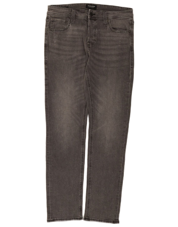 Jack & Jones Ανδρικό Slim Jeans W32 L32 Γκρι βαμβακερό